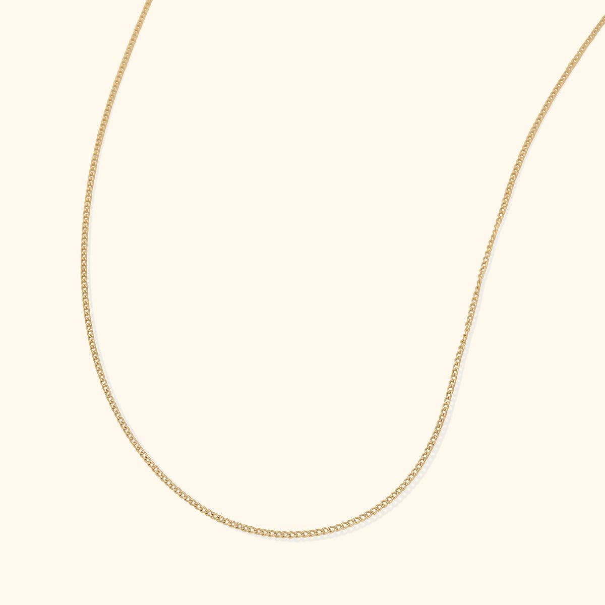 Curb Chain ketting van goudkleurig messing – tijdloze gold plated ketting van Josephina Jewelry